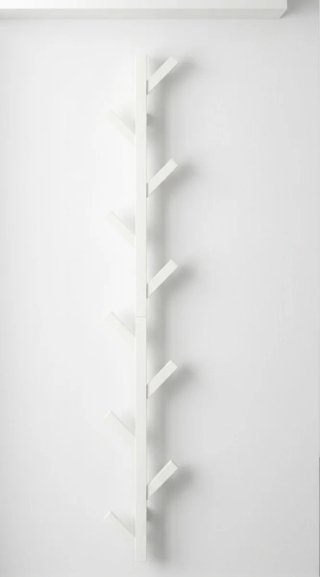 Perchero de Pared Árbol IKEA TJUSIG Blanco 2