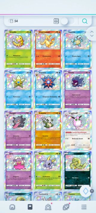 Colección JCC Pokémon TCG Pocket