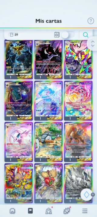 Colección JCC Pokémon TCG Pocket