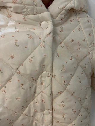 Chaqueta acolchada floral 2 años