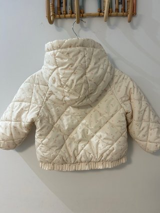Chaqueta acolchada floral 2 años