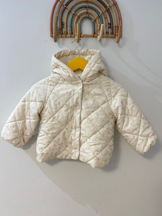 Chaqueta acolchada floral 2 años