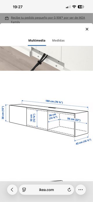 Mueble de comedor blanco