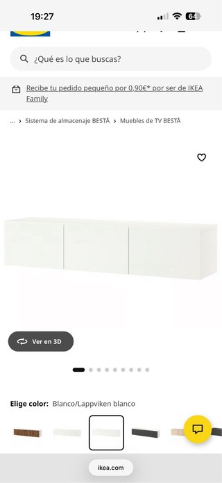 Mueble de comedor blanco