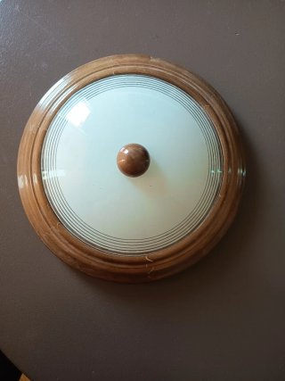 Lámparas de techo madera y cristal