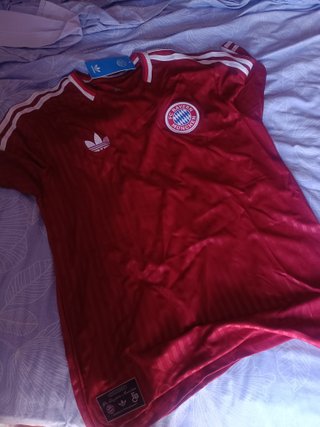 Camiseta FC Bayern Icon Talla L Adidas Roja
