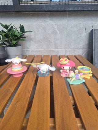 Figuras Sanrio My Melody y Cinnamoroll