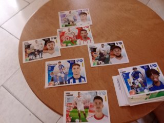 Lote cromos Liga 25-26 con Lamine Yamal