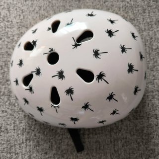 Casco de bicicleta blanco talla L
