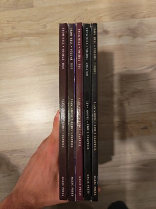 From Hell 1 a 5 Completa 1999 Magic Press
