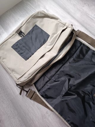 Maletín escolar y PC portátil - Interpon beige