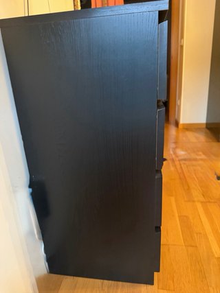 Cómoda Ikea 5 cajones madera oscura