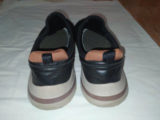 Zapatillas Skechers Hombre Negras Beige