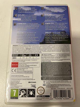 Minecraft Nintendo Switch