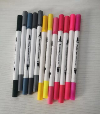 Rotuladores lettering doble punta