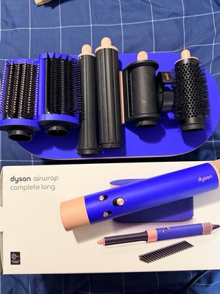 Dyson Airwrap Complete Long Azul/Rosa