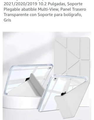 Funda tablet gris geométrica