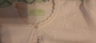 Rebeca rosa bordada T:128cm