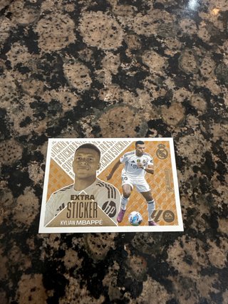 Cromo Extra Sticker Kylian Mbappé Bronce 26/27