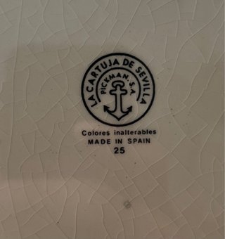 La Cartuja Pickman 202 Rosa Tazas y Sopera