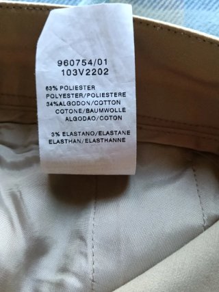 Pantalón recto Tintoretto dorado satinado