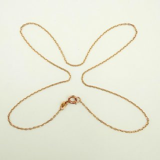Cadena Forzada Oro 18K; 42cm; 2,08g