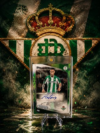 Antony Autógrafo Original Certificado Topps