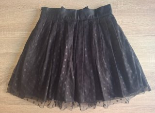 Falda negra Suiteblanco