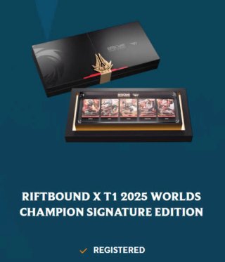 Riftbound x T1 2025 Worlds Champion Signature