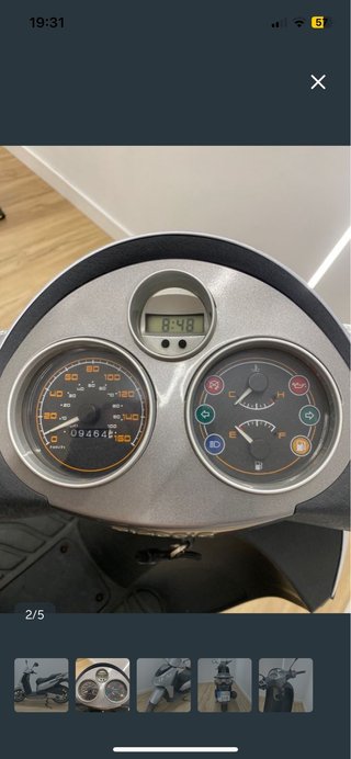 Piaggio Carnaby 125cc Plata