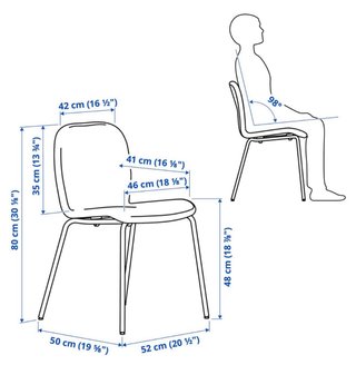 Mesa Nackanas IKEA y 4 Sillas Skalsta