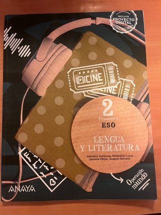 Libros Lengua y Literatura 2 ESO Anaya (3 tomos)