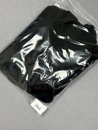 Armani Jeans sudadera cremallera negra talla L