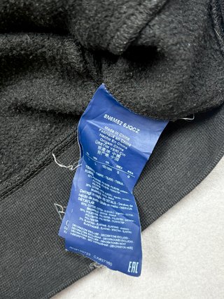 Armani Jeans sudadera cremallera negra talla L