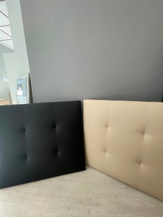 Cabeceros polipiel (negro y beige)