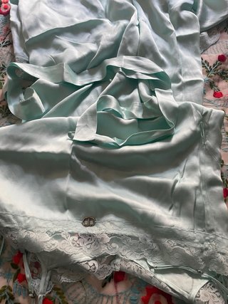 Vestido lencero Twinset verde Talla 40 italiana