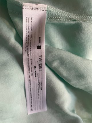 Vestido lencero Twinset verde Talla 40 italiana