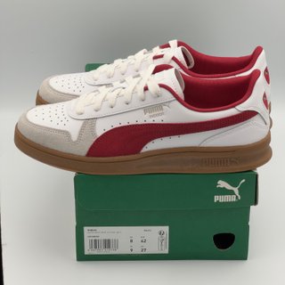 Puma Indoor White Crimson Gum - Talla 42 - Nuevas
