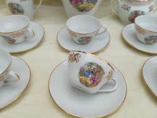 Juego de café SANTA CLARA