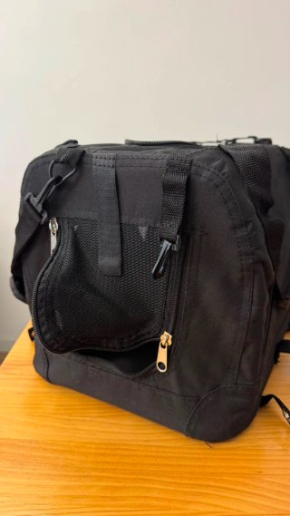 Bolso transportín para mascotas negro