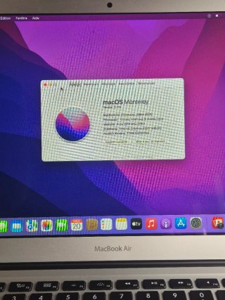 MacBook Air 13 (2015) 8GB RAM - Batería 116 ciclos