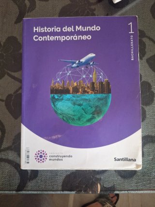 Libro historia del mundo contemporáneo 1°Bachiller