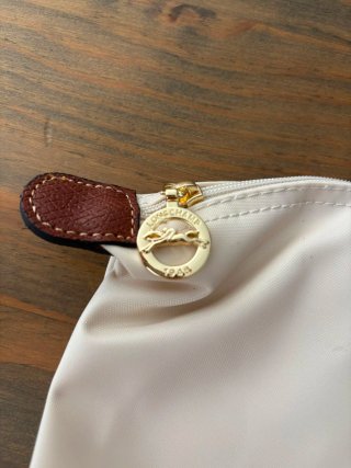 Bolso Longchamp Beige y Marrón