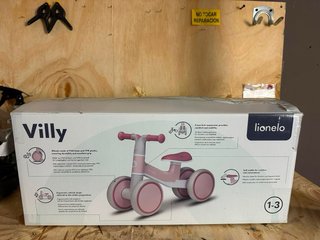 Bicicleta sin pedal Villy Lionelo Rosa