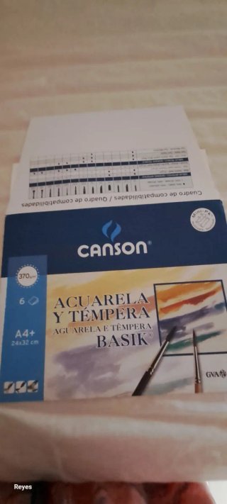 Canson Acuarela y Tempera Basik A4+y milimetrado
