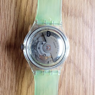 Reloj Swatch Automático Transparente Verde