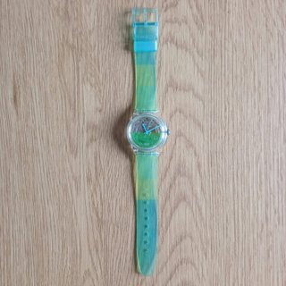 Reloj Swatch Automático Transparente Verde