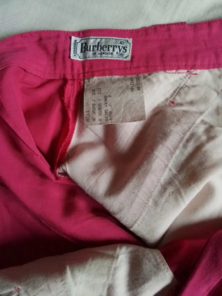 Pantalón "Burberrys of London" rosa, mujer, cómodo