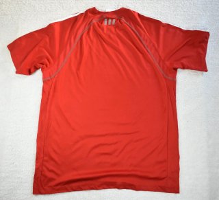 Camiseta Deportiva Adidas Roja 3 Stripes XL