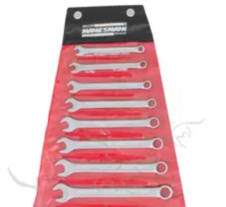 Juego llaves combinadas Mannesmann Acero CR-V 8p